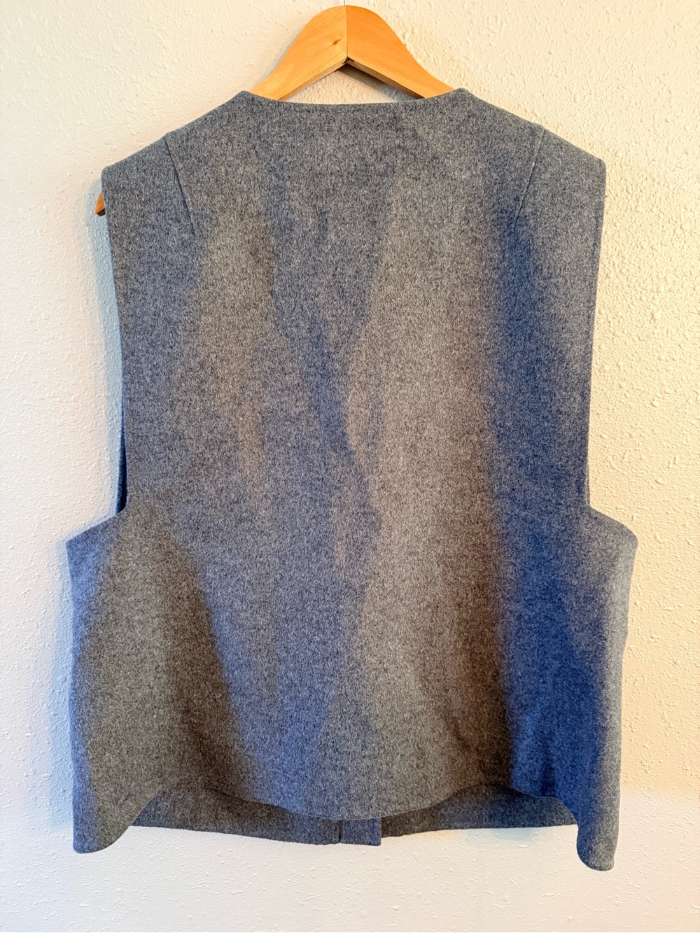 COS Double Faced Wool Hybrid Vest Gray M-L - Picture 5 of 8